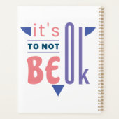 Het is oké om niet in orde te zijn. planner (Achterkant)