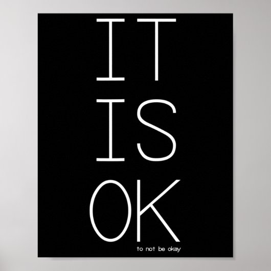 Het is oké om niet in orde te zijn poster (Voorkant)