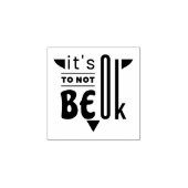 Het is oké om niet in orde te zijn. rubberstempel (Afrduk)