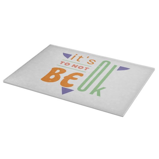 Het is oké om niet in orde te zijn. snijplank (Hoek)