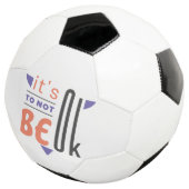 Het is oké om niet in orde te zijn. voetbal (Drie kwart)