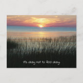 Het is Oké, om niet Oké te zijn, Aanmoediging en O Briefkaart (Voorkant)