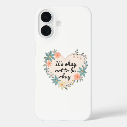 Het is oké om niet oké te zijn Case-Mate iPhone case (Achterkant)
