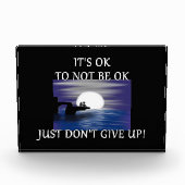 "Het is oké om niet oké te zijn" Fotoblokken (Voorkant)