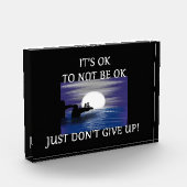 "Het is oké om niet oké te zijn" Fotoblokken (Links)