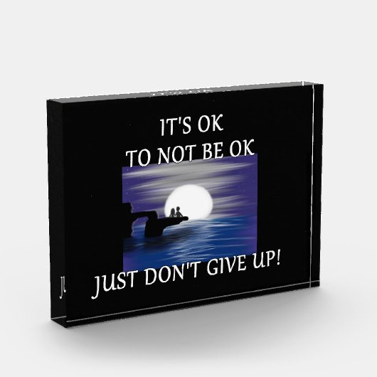 "Het is oké om niet oké te zijn" Fotoblokken (Links)