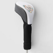 Het is oké om niet oké te zijn golfheadcover (Schuin)