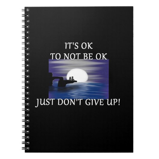 "Het is oké om niet oké te zijn" Notitieboek (Voorkant)