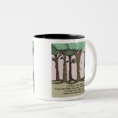 Het is oké om niet oké te zijn tweekleurige koffiemok (Voorkant rechts)