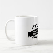 Het is oké om niet te doen alsof het oké is. koffiemok (Links)