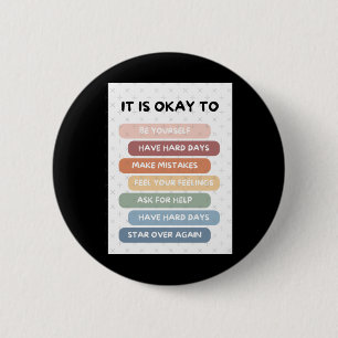Het is oké om PNG digitaal te ontwerpen Ronde Button 5,7 Cm