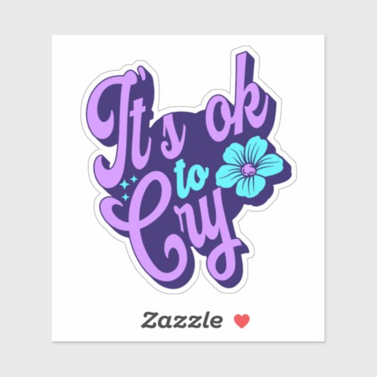 Het is oké om Sticker te huilen (Vel)