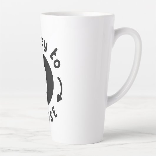 Het is oké om te pauzeren - zelfzorg latte mok (Rechts)