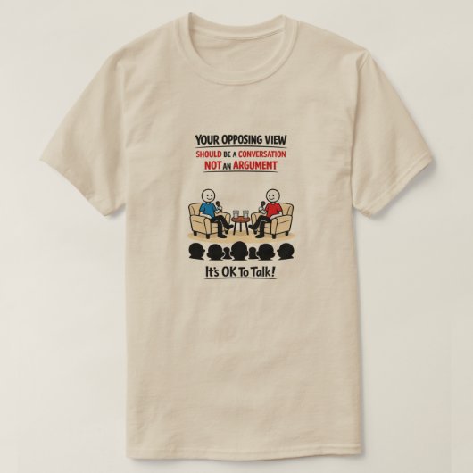 Het Is Oké Om Te Praten (13) T-shirt (Design voorkant)