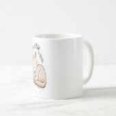 Het is oké om te rusten - minimalistische kleine s koffiemok (Voorkant rechts)