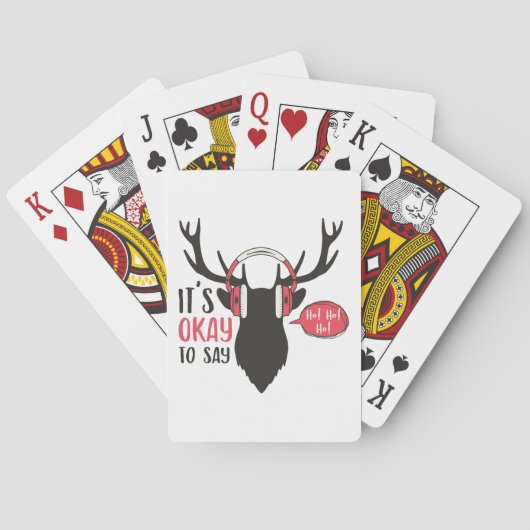 Het is oké om te zeggen hoe pokerkaarten (Achterkant)