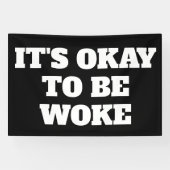 Het is oké om wakker te worden spandoek (Horizontaal)