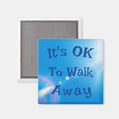 Het is oké om weg te lopen Magnet (Voorkant / Achterkant)