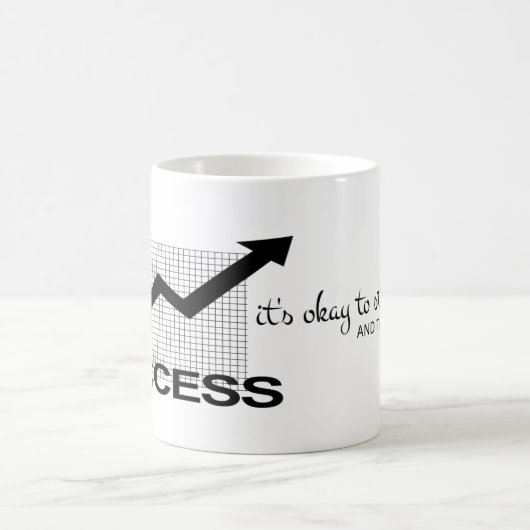 Het is oké: omarm positiviteit en kalmte koffiemok (Center)