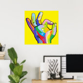 Het is oké poster (Thuiskantoor)