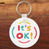 Het is oké! sleutelhanger (Achterkant)