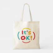 Het is oké! tote bag (Achterkant)