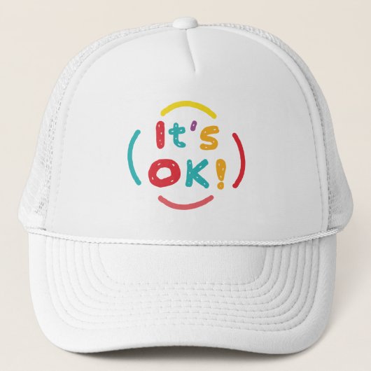 Het is oké! trucker pet (Voorkant)