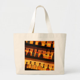 Het is om vijf uur ergens. grote tote bag