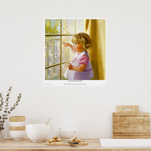 Het is oma en opa poster (Keuken)