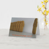 "Het is omdat ik gember ben, is niet het? " Kaart (Gele Bloem)