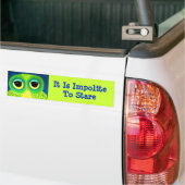 Het is onbeleefd om de Bumpersticker van de hol te (Op Truck)