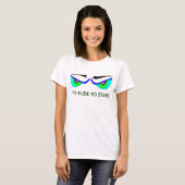 Het is onbeleefd om te staren MONSTER OGEN t-shirt (Voorkant volledig)