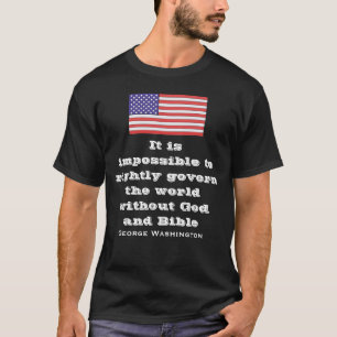 Het is onmogelijk om de wereld met recht te bestur t-shirt
