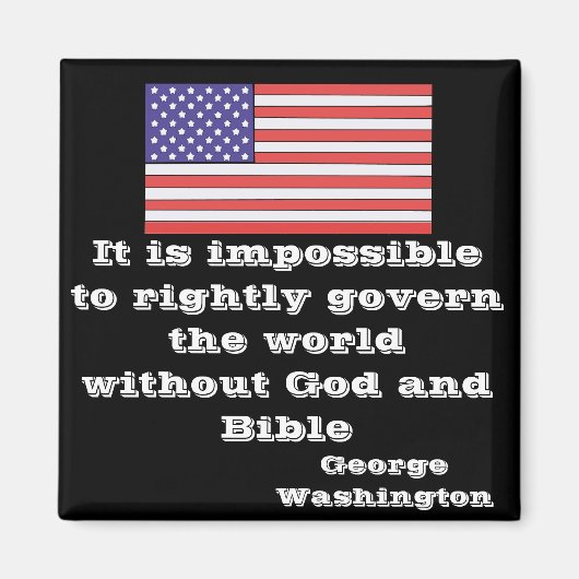 Het is onmogelijk om met recht de wereld te bestur magneet (Voorkant)