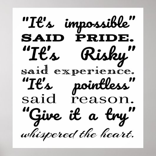 Het is onmogelijk om trots te zeggen dat het riska poster (Voorkant)