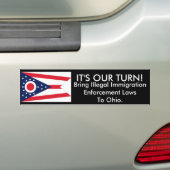 Het is onze beurt, Ohio Bumpersticker (Op auto)