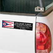 Het is onze beurt, Ohio Bumpersticker (Op Truck)