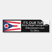 Het is onze beurt, Ohio Bumpersticker (Voorkant)