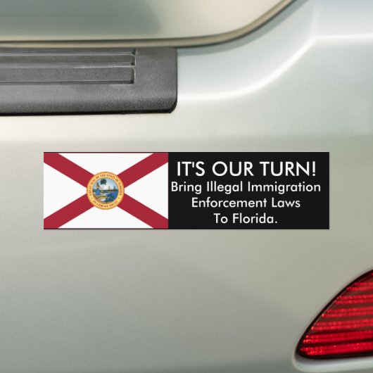Het is Onze Draai, Florida Bumpersticker (Op auto)
