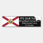 Het is Onze Draai, Florida Bumpersticker (Voorkant)
