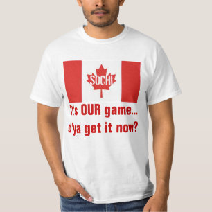 Het is ONZE game-Canadian Hockey T-shirt