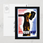 Het is onze oorlog briefkaart (Voorkant / Achterkant)