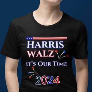 Het is onze tijd Harris Walz 2024 T-shirt