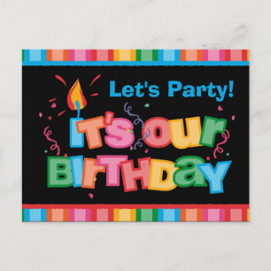 Het is onze uitnodiging voor het Briefkaart van de