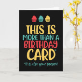 Het is ook jouw Cadeau grappige dag Kaart (Gele Bloem)