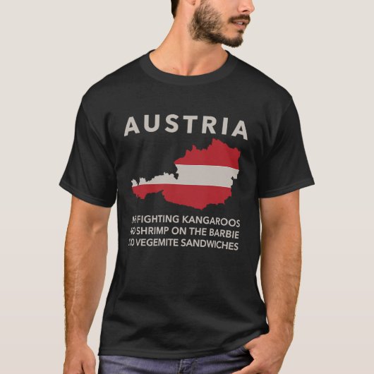 Het is Oostenrijk Mate niet Australië Europees lan T-shirt (Voorkant)