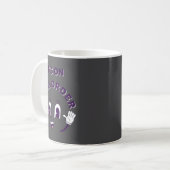 Het is op nabestelling Grappige spreuk Lach reacti Koffiemok (Voorkant links)