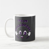Het is op nabestelling Grappige spreuk Lach reacti Koffiemok (Links)
