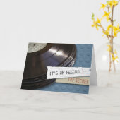 Het is op record verjaardagsfeest wenskaart kaart (Gele Bloem)