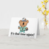 Het is opnieuw die Tijd Kaart (Gele Bloem)